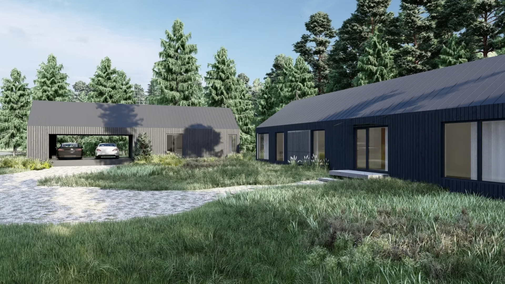 Ladhuset – en 169 kvm villa i tidlös design
