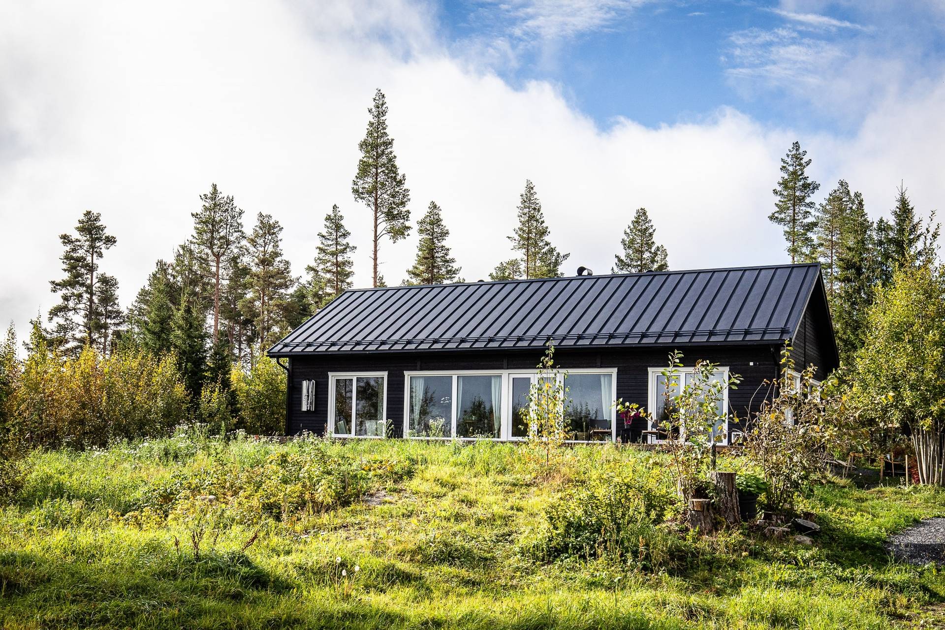 Exteriör av färdig villa